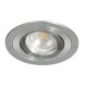 Foco basculante Redondo empotrar Aluminio 90mm, para Lámpara GU10/MR16, Blanco, Negro, Wengué ó Texturizado